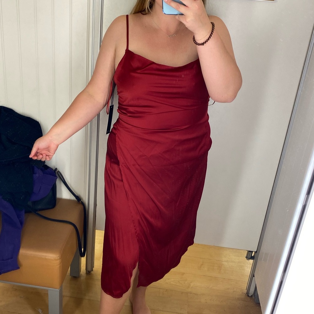 Satin Dress